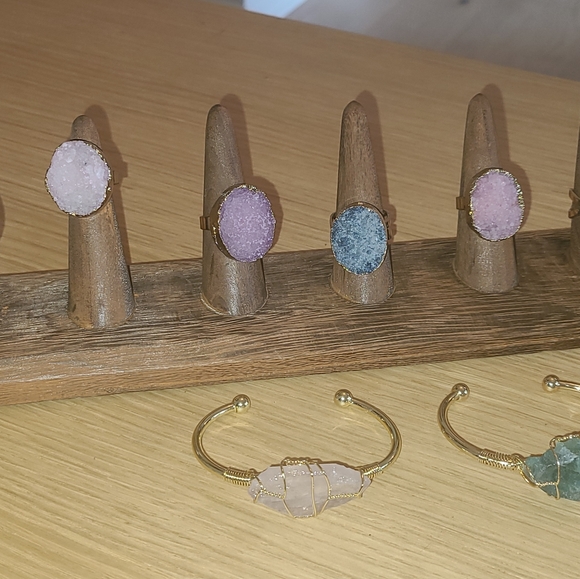 Crystal Rings and Bracelets - Picture 2 of 3